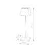 Mahe Led 8398 - Gartenlampe für den Tisch – Bild 3