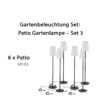 Gartenbeleuchtung Set, Gartenlampe