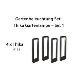 Gartenbeleuchtung Set, Gartenlampe