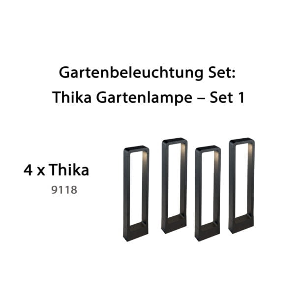 Gartenbeleuchtung Set, Gartenlampe