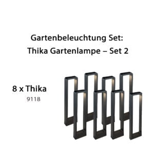 Gartenbeleuchtung Set, Gartenlampe