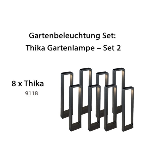 Gartenbeleuchtung Set, Gartenlampe
