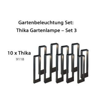 Gartenbeleuchtung Set, Gartenlampe